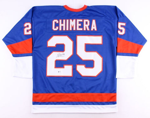 Jason Chimera Signed Islanders Jersey (Beckett COA) New York Left Winger