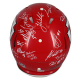 Kansas City Chiefs SB 57 Team Signed Helmet Mahomes, Kelce, Reid + 23 Beckett