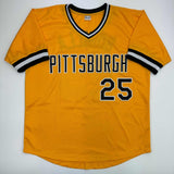 Autographed/Signed Bobby Bonilla Pittsburgh Pirates Yellow Jersey JSA COA