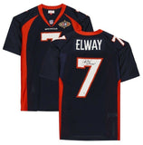 JOHN ELWAY Autographed "Last To Wear 7" Denver Broncos Authentic Jersey FANATICS