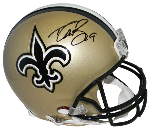 DREW BREES SIGNED NEW ORLEANS SAINTS FULL SIZE AUTHENTIC PROLINE HELMET BECKETT