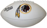 Sonny Jurgensen Signed Washington Redskins Logo Football HOF Beckett 35614