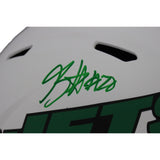 Breece Hall Autographed/Signed New York Jets Lunar F/S Helmet FAN 45776