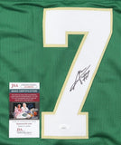 Audric Estime Signed Notre Dame Fighting Irish Jersey (JSA COA) Denver Bronco RB