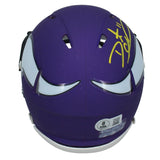 Daunte Culpepper Autographed Minnesota Vikings Mini Speed Helmet Beckett