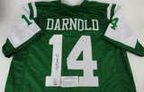 Sam Darnold Signed Jets Jersey (Leaf COA) New York #1 Pick 2018 NFL Draft USC QB