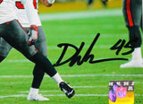 Devin White Autographed Tampa Bay Bucs 8x10 Taunt Photo- Beckett W Auth *Black