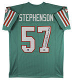 Dwight Stephenson "HOF 98" Authentic Signed Teal Pro Style Jersey BAS Witnessed