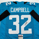 Autographed/Signed Tyson Campbell Jacksonville Teal Football Jersey JSA COA