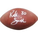 Rod Smith Autographed/Signed Wilson Leather Mini Football Beckett 44317