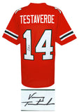 Vinny Testaverde Signed Orange T/B Custom College Football Jersey - (SS COA)