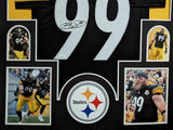 FRAMED PITTSBURGH STEELERS BRETT KEISEL AUTOGRAPHED SIGNED JERSEY JSA COA