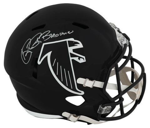 Andre Rison Signed Falcons T/B Riddell F/S Replica Helmet w/Bad Moon - (SS COA)