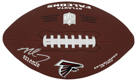 Michael Vick Signed Falcons Wilson Brown Logo Full Size Football -(SCHWARTZ COA)