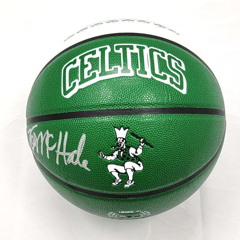 Kevin McHale Signed Boston Celtics City Edition Wilson NBA Basketball Beckett