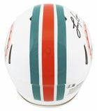 Dolphins Larry Csonka Signed 1972 TB Full Size Speed Proline Helmet W/ Case BAS