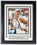 Anna Kournikova Signed Framed 8x10 Tennis Photo BAS