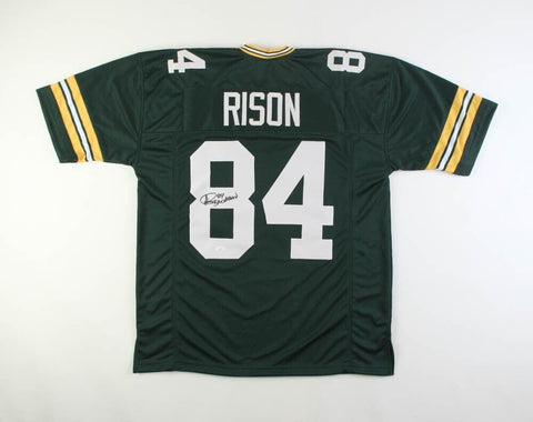 Andre Rison Signed Green Bay Packers Jersey Inscribed "Bad Moon" (JSA COA)