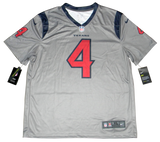 DESHAUN WATSON SIGNED HOUSTON TEXANS #4 NIKE INVERTED COLORS JERSEY BECKETT