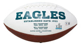 Seth Joyner Signed Philadelphia Eagles Logo Football Ins. "Gang Green" (Beckett)