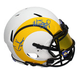 Matthew Stafford / Cooper Kupp Signed Lunar Authentic Helmet w/ Visor Fanatics