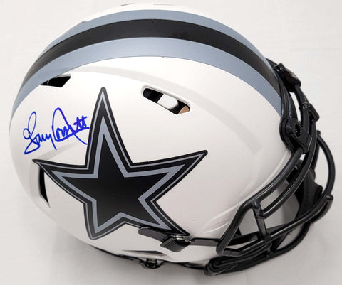 Tony Dorsett Autographed Dallas Cowboys Lunar Eclipse Authentic Helmet Beckett