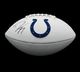 Dwight Freeney Signed Indianapolis Colts Embroidered White NFL Football