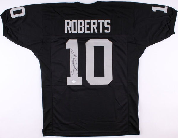 Seth Roberts Signed Raiders Jersey (JSA COA) Oakland Wide Receiver since 2015