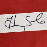 Autographed/Signed HOPE SOLO Red Team USA Soccer USWNT Jersey JSA COA Auto