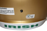 Michael Mayer Signed Note Dame Fighting Irish F/S Shamrock Helmet BAS 38782