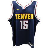 Nikola Jokic Signed Denver Nuggets Nike Navy Jersey MVP JSA 46318