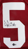 Dak Prescott Autographed Maroon College Style Jersey-Beckett W Hologram *Black