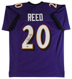 Ed Reed Signed Baltimore Ravens Jersey (Beckett) Super Bowl XLVII Champion D.B.