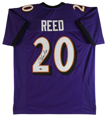 Ed Reed Signed Baltimore Ravens Jersey (Beckett) Super Bowl XLVII Champion D.B.