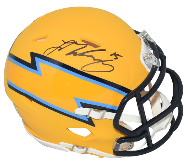 LADD McCONKEY SIGNED LOS ANGELES CHARGERS AMP SPEED MINI HELMET BECKETT