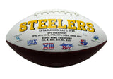 Brett Keisel Autographed Pittsburgh Steelers Full Size Logo Football JSA