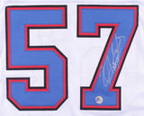 Lorenzo Alexander Signed Buffalo Bills Jersey (Pro Player Holo) 2xPro Bowl LB