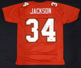 Buccaneers Dexter Jackson Autographed Red Jersey S.B. XXXVII MVP Beckett BN14841