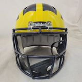 MIKE SAINRISTIL SIGNED MICHIGAN WOLVERINES F/S SPEED REPLICA HELMET JSA HOLOGRAM