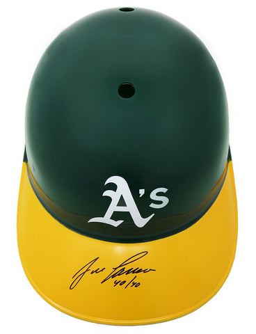 Jose Canseco Signed Oakland A's Replica Batting Helmet w/40-40 - SCHWARTZ COA