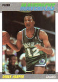 Derek Harper Signed Dallas Mavericks (JSA COA) Ex Univ. of Illinois Point Guard