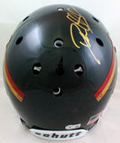 Deion Sanders Signed FSU Black Schutt Authentic F/S Helmet- Beckett W *Gold