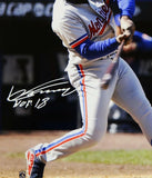 Vladimir Guerrero Autographed Expos 16x20 PF Swinging Photo w/ HOF- JSA Auth *Wh