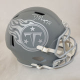 DEANDRE HOPKINS SIGNED TENNESSEE TITANS F/S SLATE SPEED REP HELMET BECKETT QR