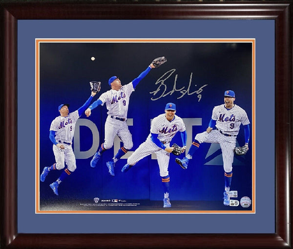 Brandon Nimmo Mets Signed 16x20 Photo Framed Home Run Catch Auto Fanatics COA