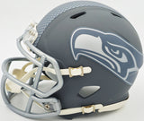 DEVON WITHERSPOON AUTOGRAPHED SEAHAWKS SLATE SILVER MINI HELMET MCS 235446