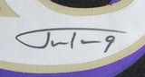 Justin Tucker Signed Baltimore Ravens Jersey (Beckett) 3xPro Bowl Place Kicker