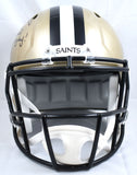 Ricky Williams Signed Saints F/S Speed Helmet SWED - Beckett W Hologram *Black