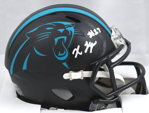 Xavier Legette Autographed Carolina Panthers ALT Mini Helmet-Beckett W Hologram