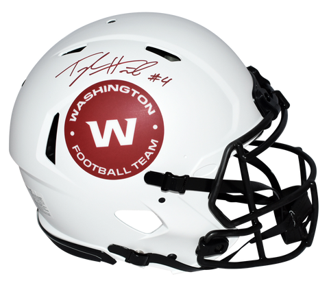 TAYLOR HEINICKE SIGNED WASHINGTON FOOTBALL TEAM FULL SIZE LUNAR HELMET BECKETT